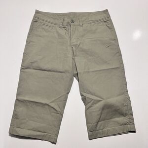Nike Athletic‎ Dept Chino Shorts Womens Size 6 Olive Green